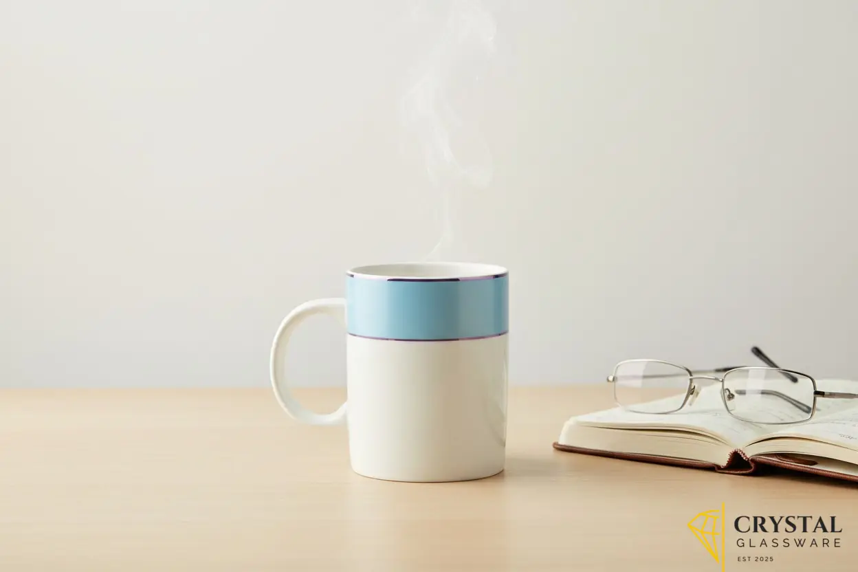 Fine bone china ceramic tea / coffee mug
